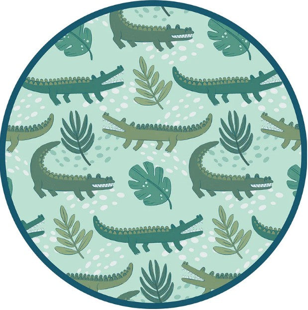 Later Gator Alligator Bamboo Convertible Pajamas Florida Baby Gift | NB |  | Safari Ltd®