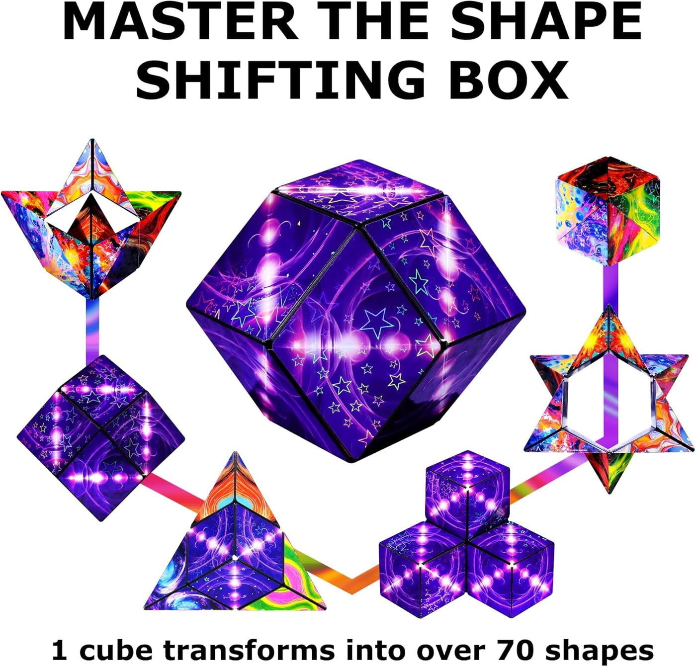 Shashibo Holographic Shape Shifting Box - Cosmos |  | Safari Ltd®