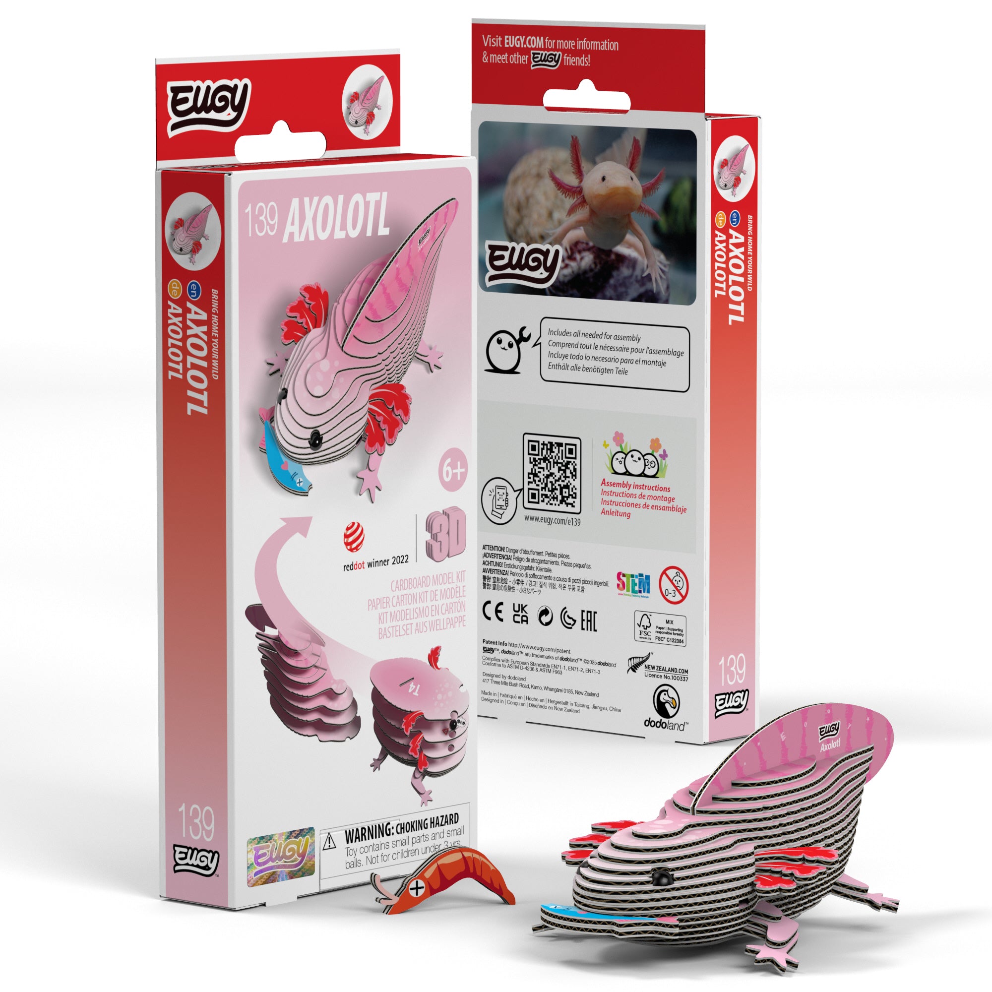 EUGY Axolotl 3D Puzzle | Safari Ltd®