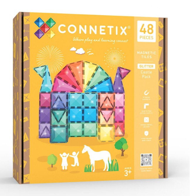 Connetix Glitter Castle Pack 48 |  | Safari Ltd®