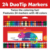 24ct DuoTip Washable Markers |  | Safari Ltd®