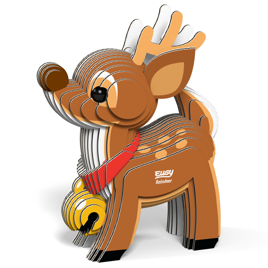 EUGY Reindeer 3D Puzzle | Eugy | Safari Ltd®