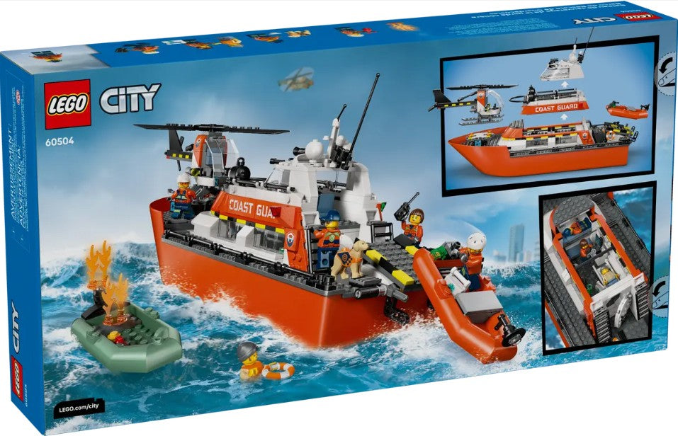Lego Coast Guard Rescue Boat & Helicopter |  | Safari Ltd®