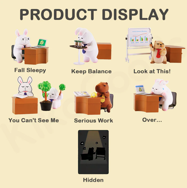 Monday Bruce Series 6 Blind Box Figure - "A Meeting Where I just Want to Slack Off"