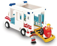 Robins Medical Rescue by Smart Toys is a detailed play set featuring a toy ambulance with red stripes, ramp, nurse figure, and patient in a wheelchair—perfect for inspiring imaginative rescue adventures.