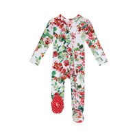 Beatrix - Footie Ruffled Zippered One Piece |  | Safari Ltd®