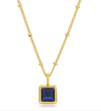 Birthstone Bottle Necklace - Gold - September |  | Safari Ltd®