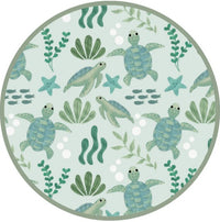 Save the Sea Turtles Bamboo Convertible Baby Pajamas | 3-6M |  | Safari Ltd®