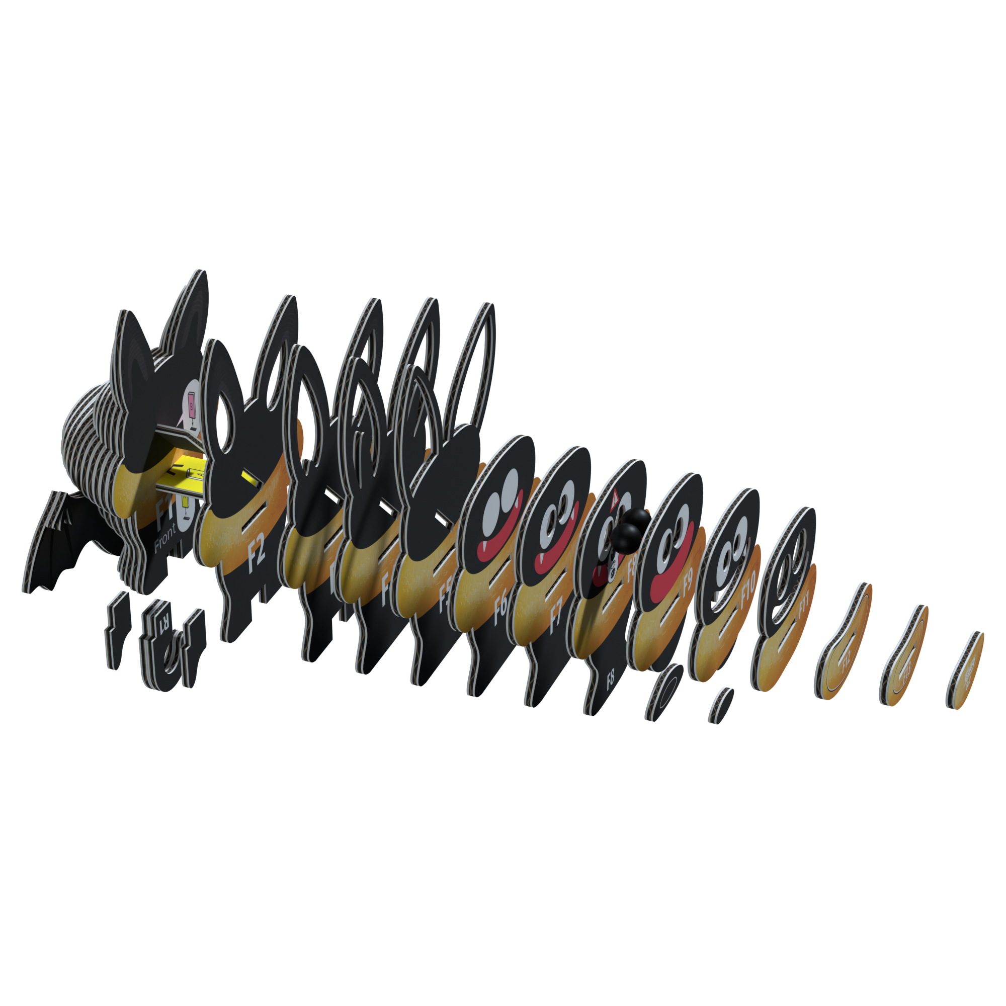 EUGY Bat 3D Puzzle | Eugy | Safari Ltd®