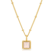 Birthstone Bottle Necklace - Gold - June |  | Safari Ltd®