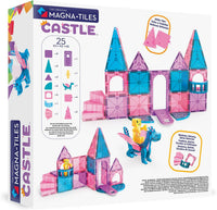 Magna-Tiles Castle 25 Pc Magnetic Building Set |  | Safari Ltd®