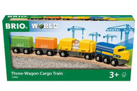 Brio Three Wagon Cargo Train