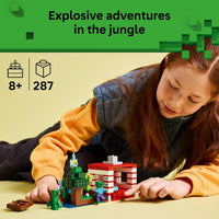 LEGO Minecraft - The TNT Jungle House Building Toy Set 21275 |  | Safari Ltd®