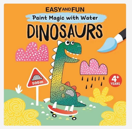 Painting Book - Paint Magic with Water: Dinosaurs |  | Safari Ltd®