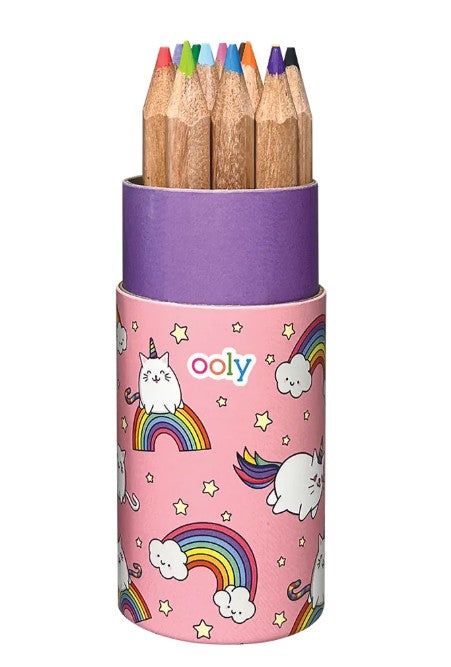 OOLY Draw 'n Doodle: Mini Colored Pencils + Sharpener |  | Safari Ltd®