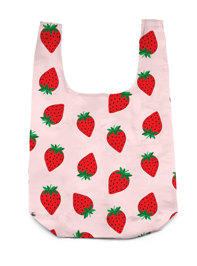 Living Royal Strawberry 2-in-1 Bag Charm + Shopper Bag |  | Safari Ltd®