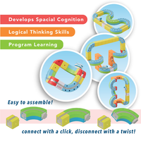 RAIL CUBE Magnetic Monorail 66 Piece Deluxe Set