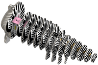 EUGY Zebra 3D Puzzle | Eugy | Safari Ltd®