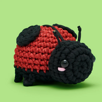 Iris the Ladybug - Woobles Beginner Crochet Amigurumi Kit