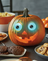 Witching Hour Halloween Color-Changing Light-Up Pumpkin Eyeballs