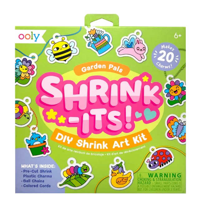 OOLY Shrink-Its!: D.I.Y. Shrink Art Kit - Garden Pals |  | Safari Ltd®