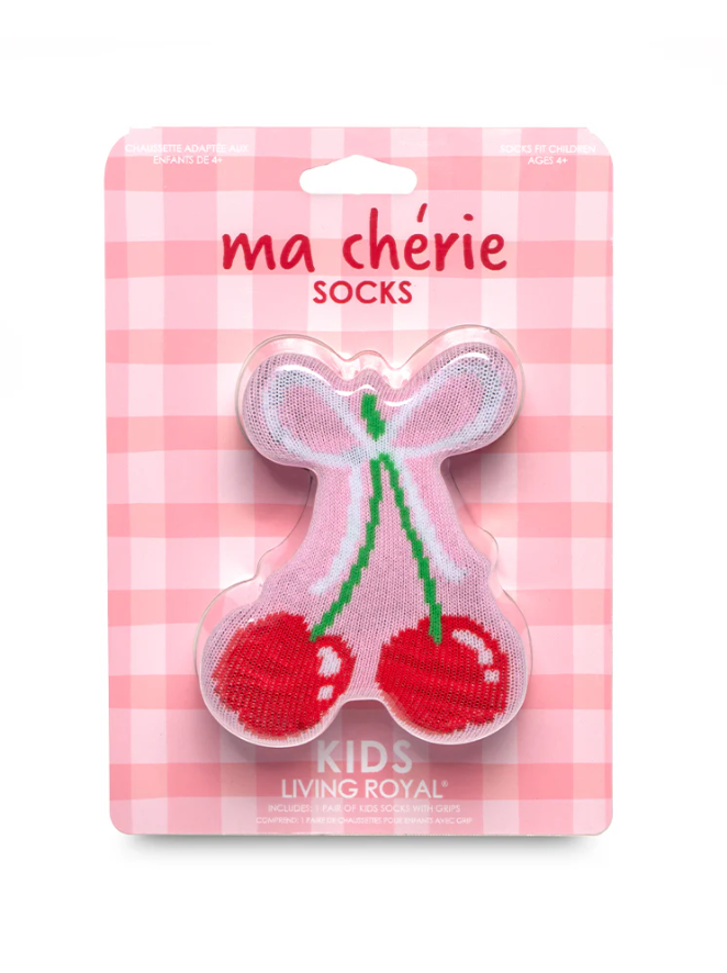 Living Royal Kids Cherry Socks in 3D Pack