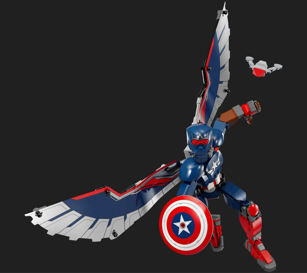 LEGO Marvel New Captain America Construction Figure