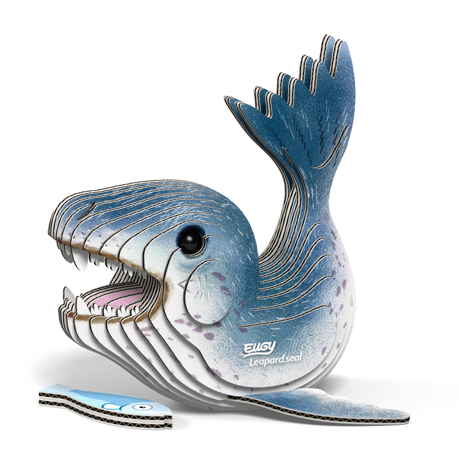 EUGY Leopard Seal 3D Puzzle | Eugy | Safari Ltd®