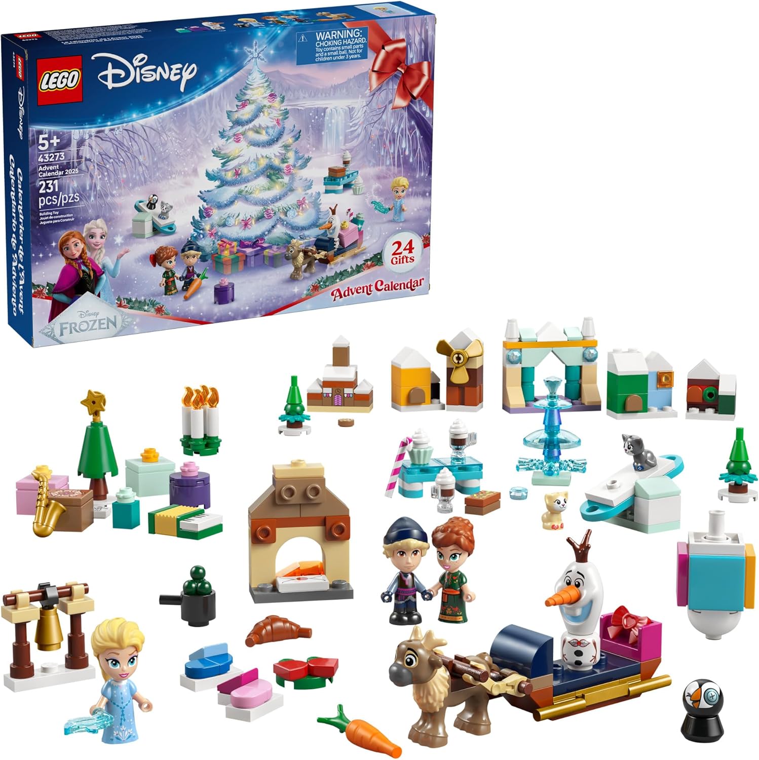 LEGO Disney Frozen Advent Calendar 2025 43273