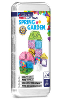 Magna-Tiles microMAGS Spring Garden 24-Piece Travel Set |  | Safari Ltd®