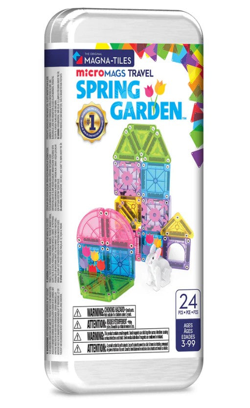 Magna-Tiles microMAGS Spring Garden 24-Piece Travel Set |  | Safari Ltd®