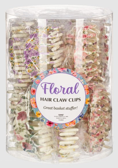 Floral Hair Claw Clips |  | Safari Ltd®