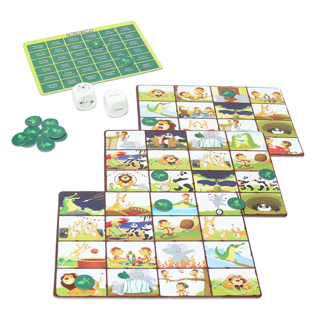 Chalk & Chuckles A Day in the Jungle Matching Game |  | Safari Ltd®
