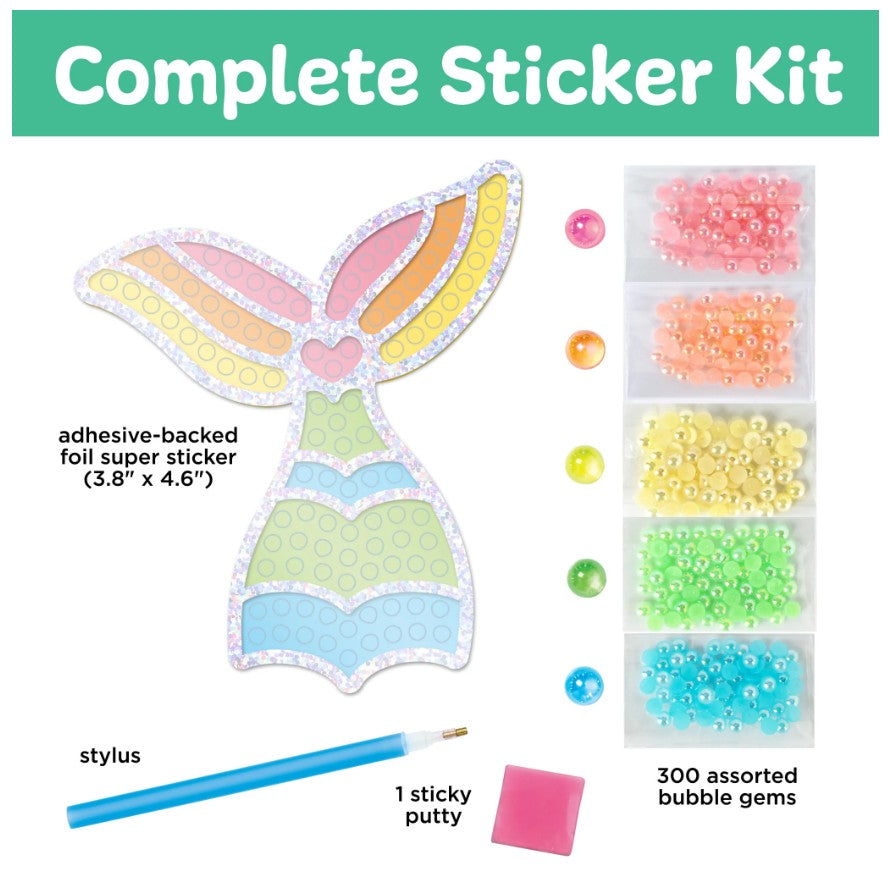 Bubble Gems™ Super Sticker Mermaid |  | Safari Ltd®