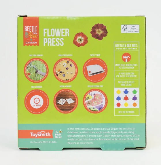 Paint a Flower Press |  | Safari Ltd®