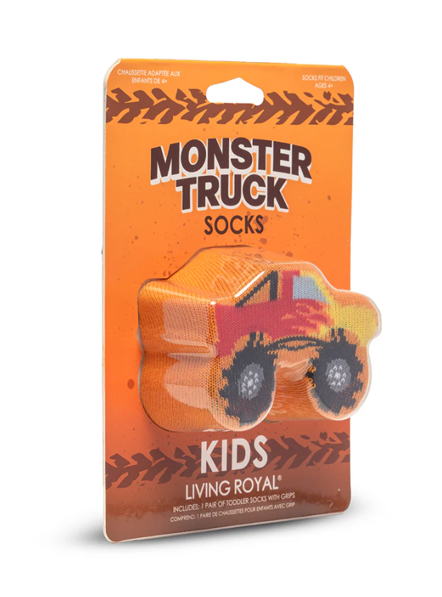 Living Royal Kids Monster Truck Socks in 3D Pack |  | Safari Ltd®