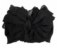 Black Ruffled Headband |  | Safari Ltd®