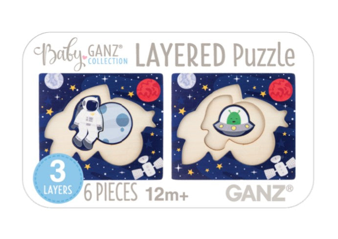 Wooden Space Layered Puzzle |  | Safari Ltd®