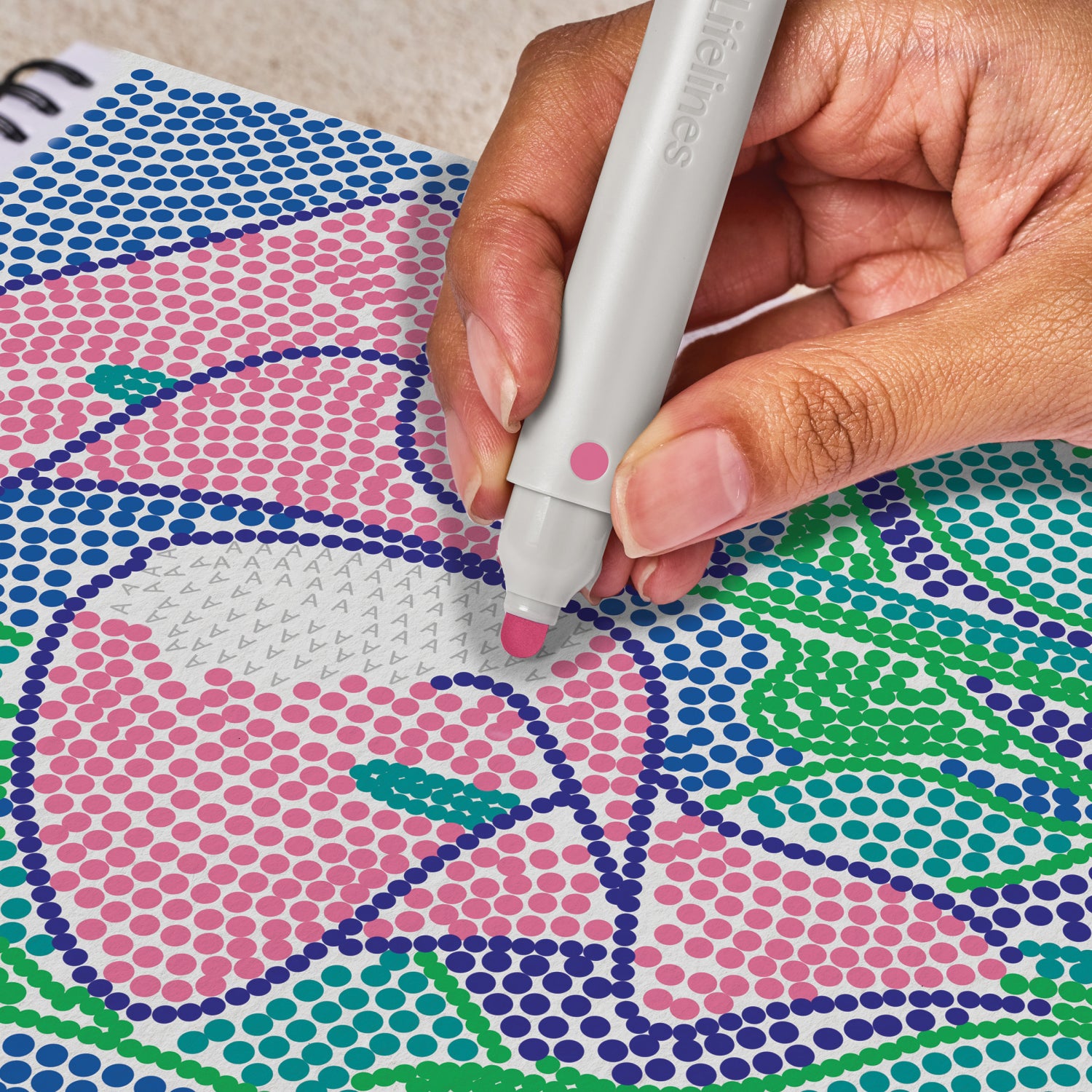 FlowArt - Dot-by-Letter - Botanicals Art Set |  | Safari Ltd®