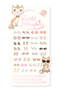 Great Pretenders Paw-some Sticker Earrings (30 pairs) |  | Safari Ltd®