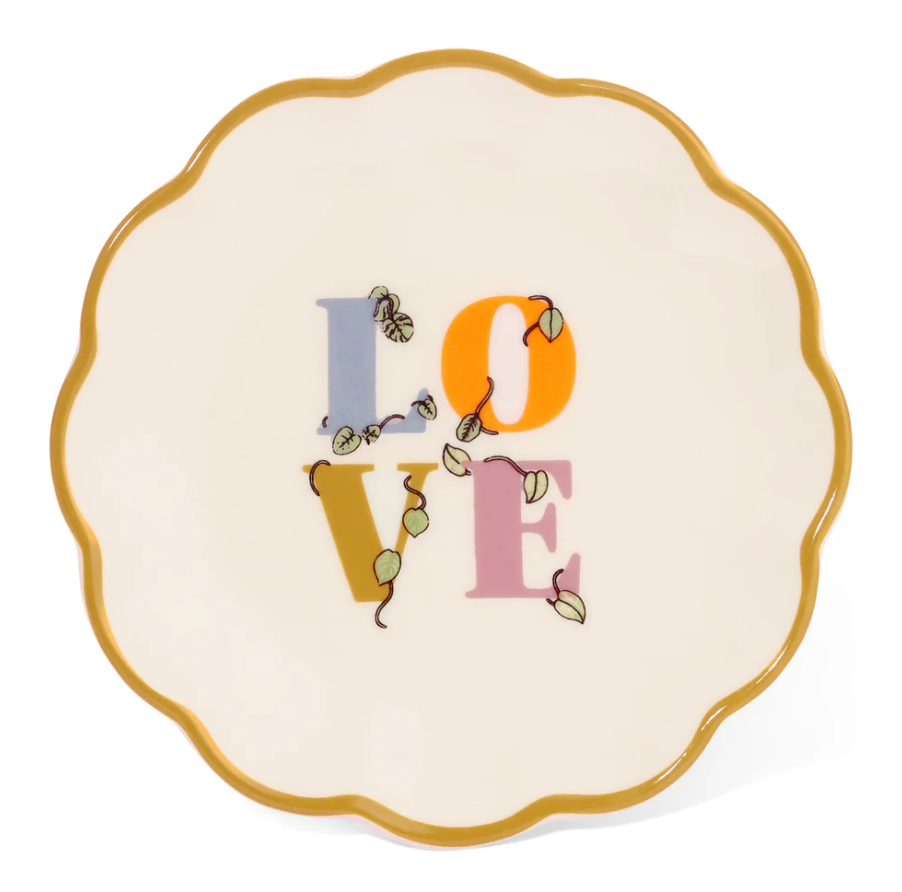 Lucky Feather Botanical Dish - Big Love