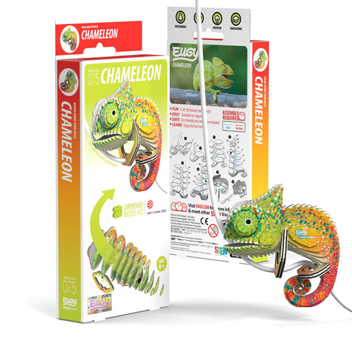 EUGY Chameleon 3D Puzzle | Eugy | Safari Ltd®