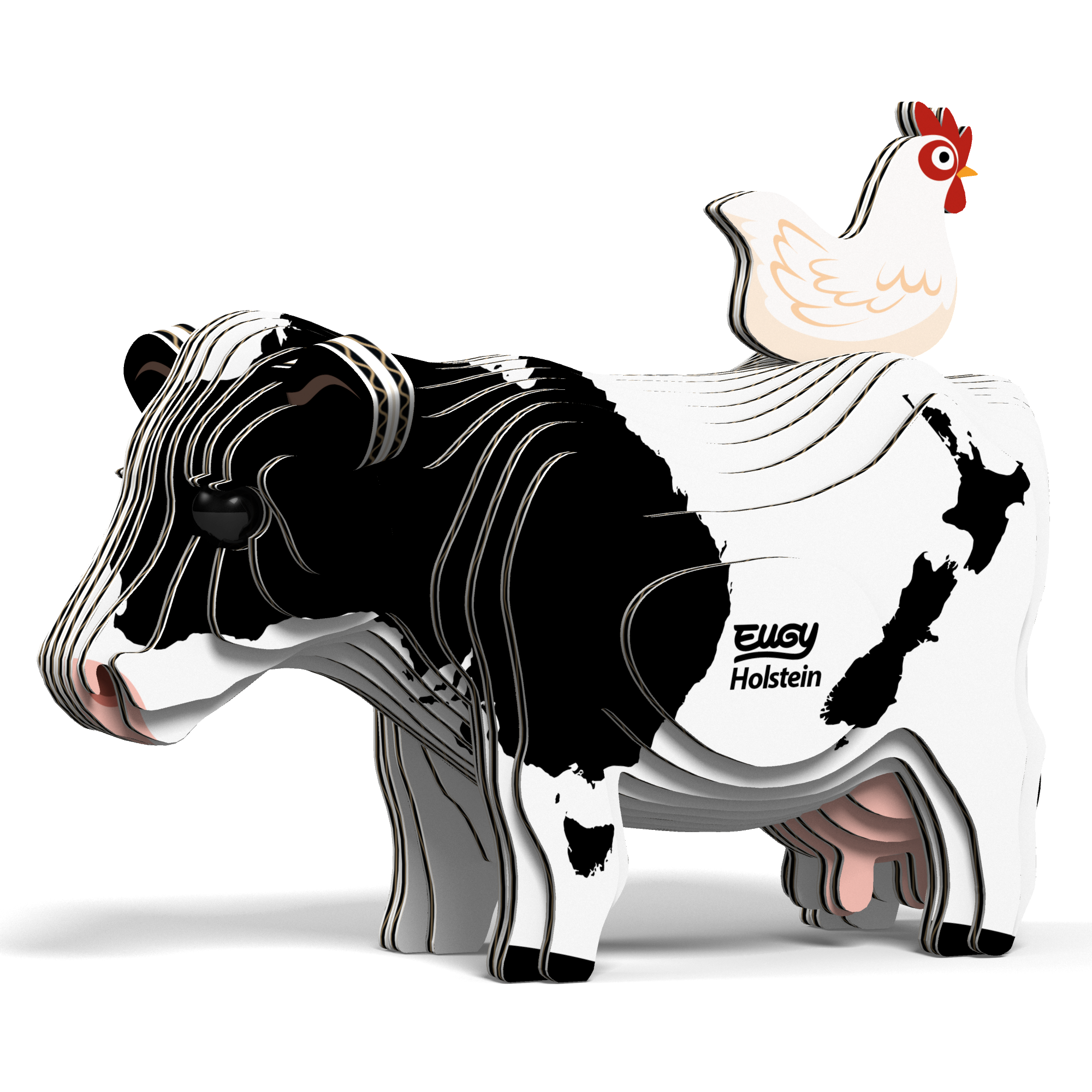 EUGY Holstein Cow 3D Puzzle | Eugy | Safari Ltd®