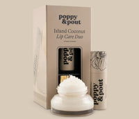 Poppy & Pout Lip Care Duo Island Coconut