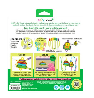 OOLY x Girl Scouts: Do-It-Yourself Shrink Art |  | Safari Ltd®