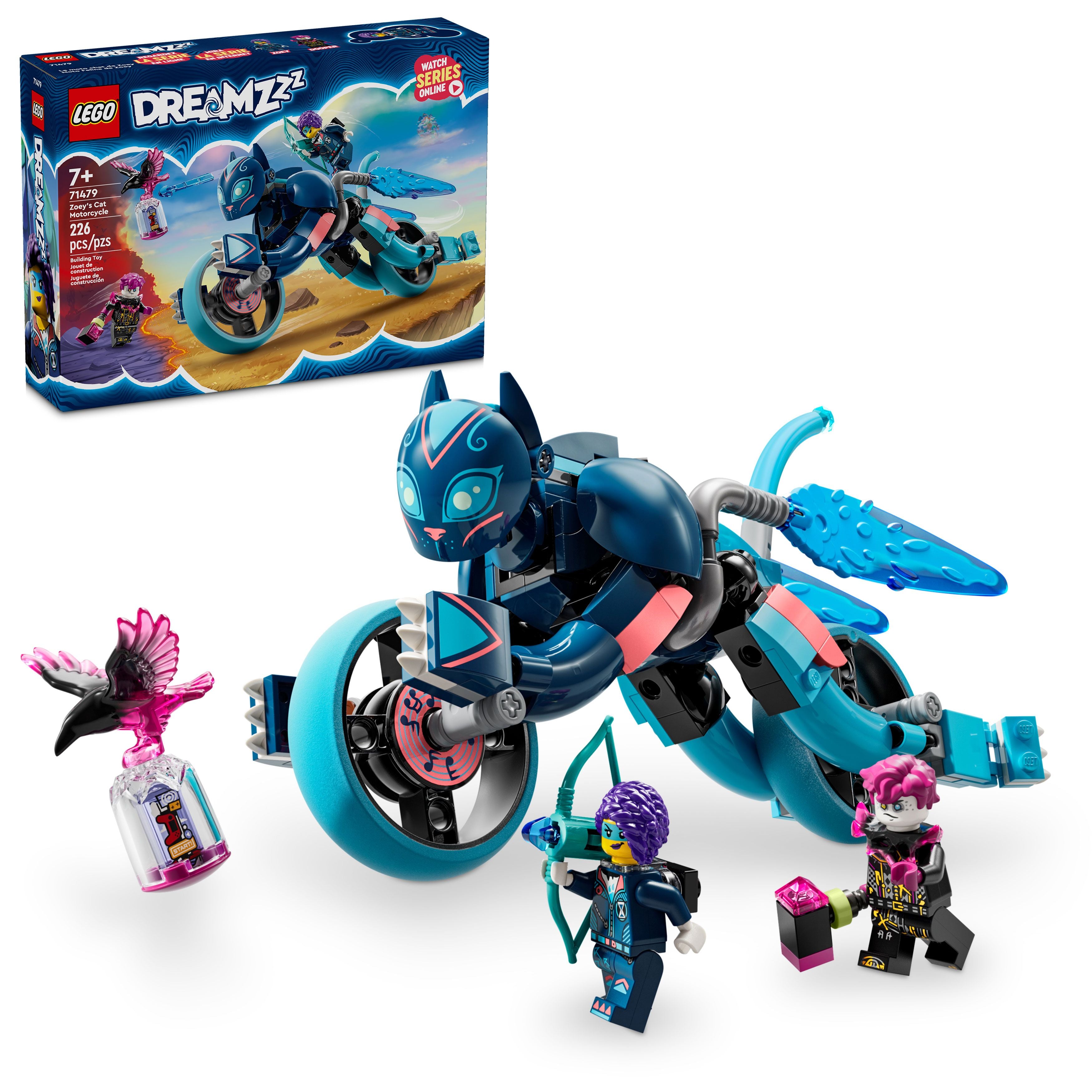 LEGO Zoey's Cat Motorcycle | Safari Ltd®