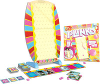 Bring the excitement of Table Top PlinKo by Buffalo Games to your family game nights! This set includes a tall board, chips, cards, play money, and comes in a vibrant box featuring dynamic images of the game and cheering players—making it the perfect addition to your collection or an instant favorite tabletop game.