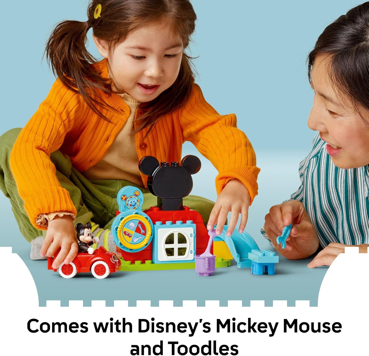 LEGO Duplo Disney Mickey Mouse Clubhouse & Car Beginner Building Set 10454 |  | Safari Ltd®