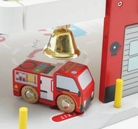 LeToyVan Fire & Rescue Wooden Garage