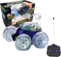 Mindscope Turbo Twisters LED Light-Up RC Stunt Vehicle - BLUE |  | Safari Ltd®